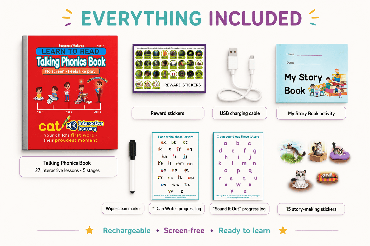 Everything included Everything Your Child Needs to Get Started